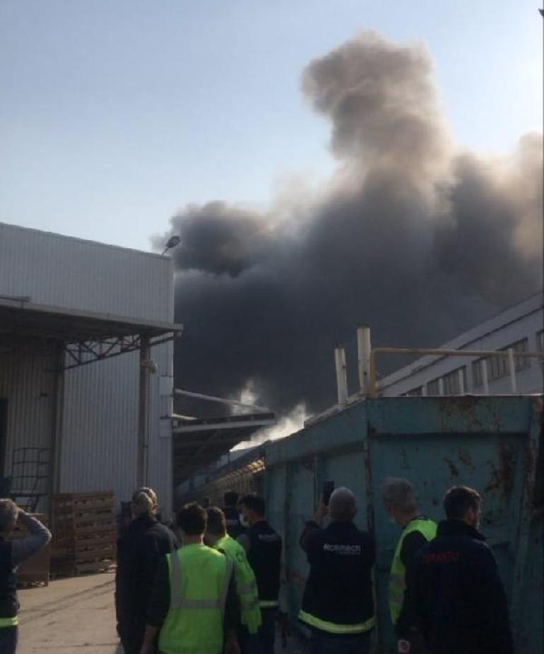 Bursada fabrika yangını