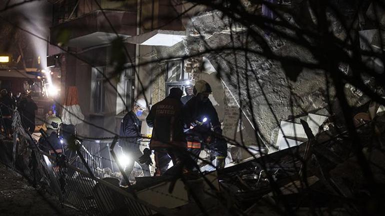 Son dakika: Ankarada bir apartmanda patlama Acı haber geldi