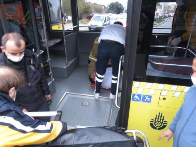 Üsküdarda iki İETT otobüsünün çarpışması sonucu bir kişi yaralandı