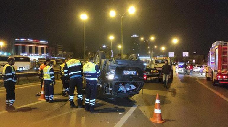Maltepede trafik kazası: 3 yaralı var