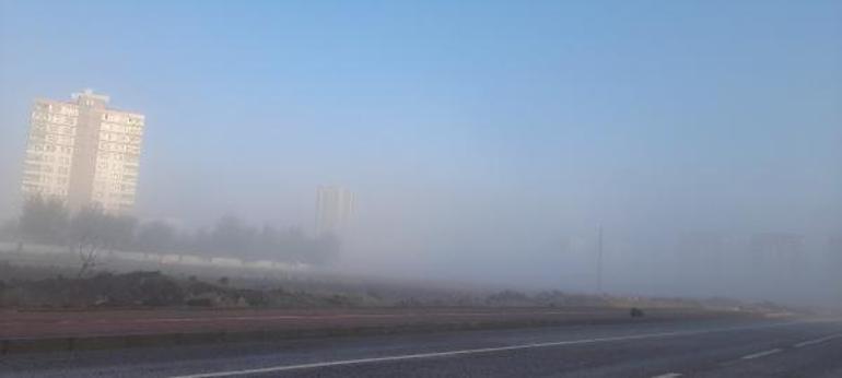 Diyarbakırda sis etkili oldu