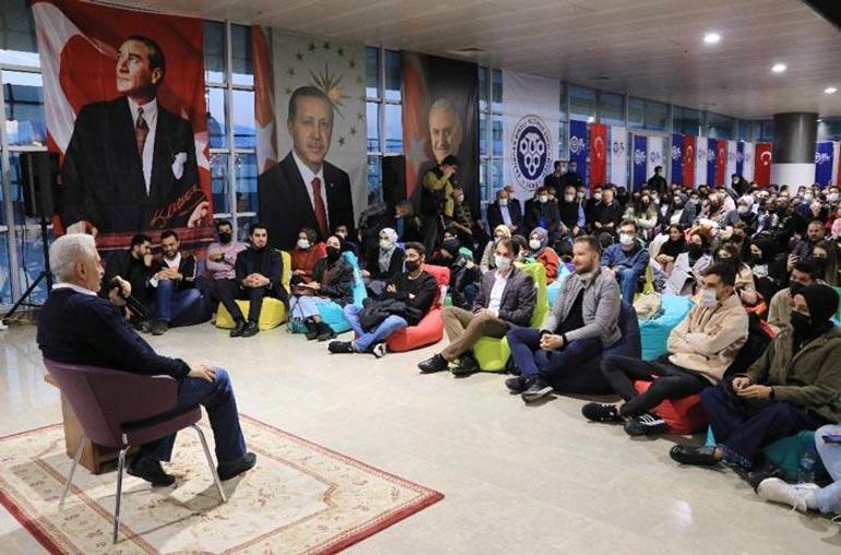 AK Parti Genel Başkanvekili Yıldırım, Erzincanda gençlerle buluştu