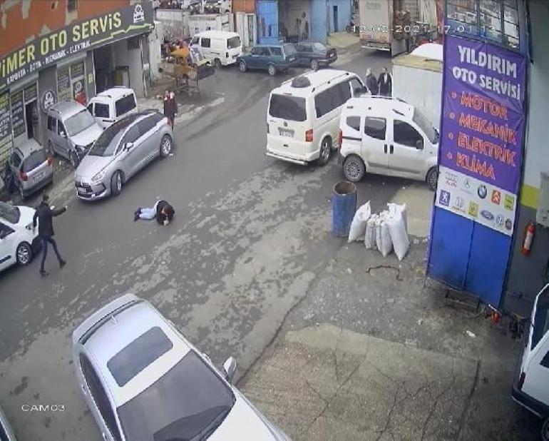 Esenyurtta 1i polis 3 kişinin vurulduğu olayın görüntüleri ortaya çıktı