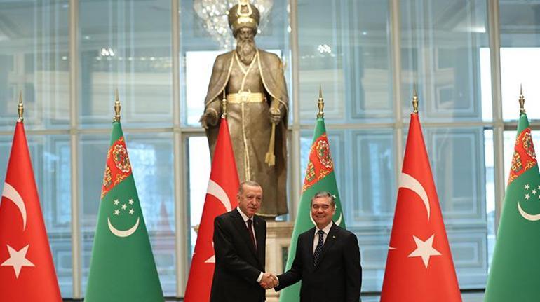 Türkmenistanda tarihi gün İki ülke arasında imzalar atıldı