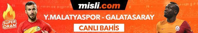 Yeni Malatyaspor-Galatasaray maçı canlı bahis seçeneğiyle Misli.comda