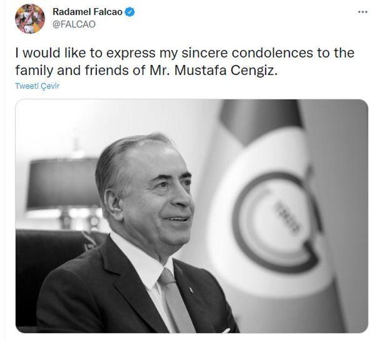 Radamel Falcaodan Mustafa Cengiz paylaşımı