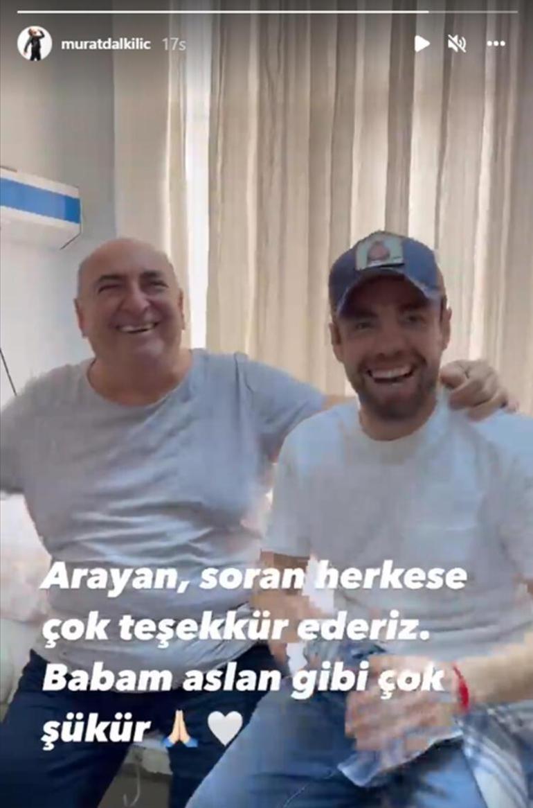 Murat Dalkılıç: Babamın durumu iyi