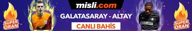 Galatasaray-Altay maçı Tek Maç ve Canlı Bahis seçenekleriyle Misli.com’da