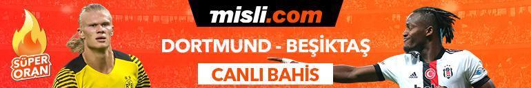 Dortmund-Beşiktaş maçı canlı bahis seçeneğiyle Misli.comda