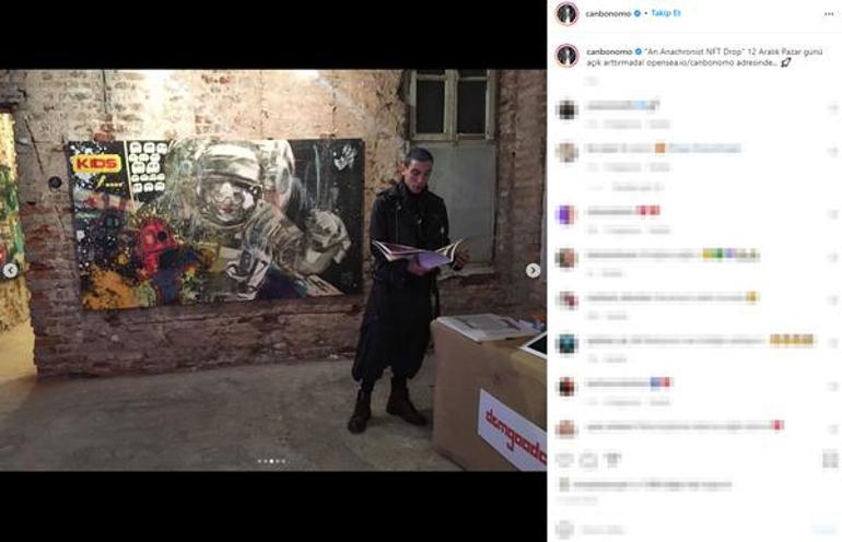 Can Bonomo illüstrasyonlarını NFTye uyarladı