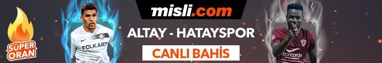 Altay - Hatayspor maçı Tek Maç ve Canlı Bahis seçenekleriyle Misli.com’da