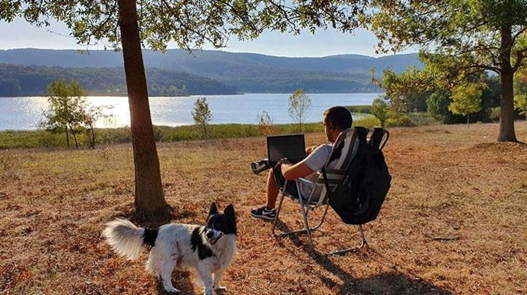 Şehrin ortasında karavan ofis rahatlığı İstanbulda iki yerde var