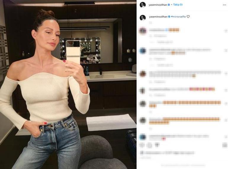 Yasemin Özilhanın bluzu sosyal medyada gündem oldu
