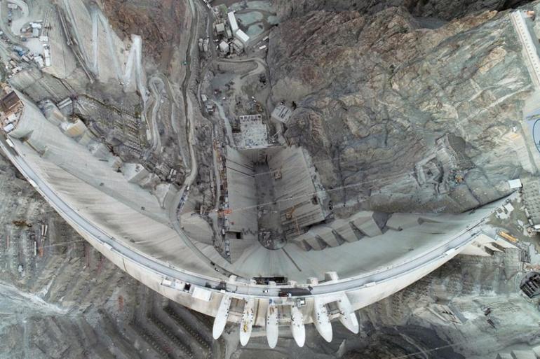 Türkiye’nin en büyük barajının yapımında yüzde 91 seviyesine ulaşıldı