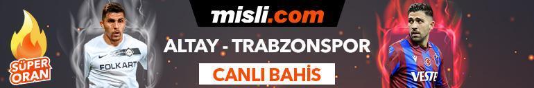 Altay-Trabzonspor maçının heyecanı Tek Maç ve Canlı Bahis seçenekleriyle Misli.com’da