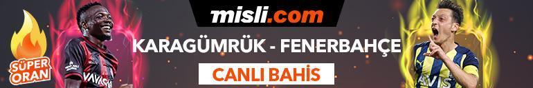 Karagümrük - Fenerbahçe maçı canlı bahis heyecanı Misli.comda