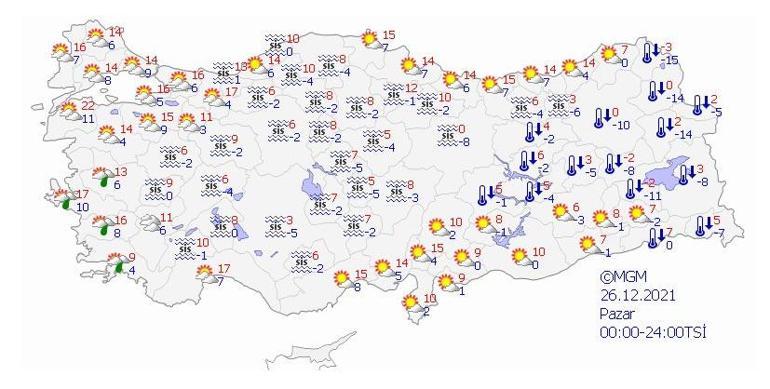 Son dakika Meteoroloji yeni hava durumu raporunu yayımladı Sıcaklıklar artıyor