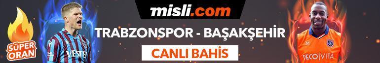 Trabzonspor-Başakşehir maçı canlı bahis seçeneğiyle Misli.comda
