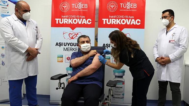 Son dakika: Bakan Koca Turkovac aşısı oldu Başlama tarihi belli oldu...