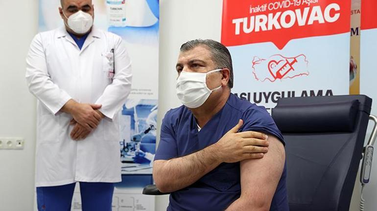 Son dakika: Bakan Koca Turkovac aşısı oldu Başlama tarihi belli oldu...