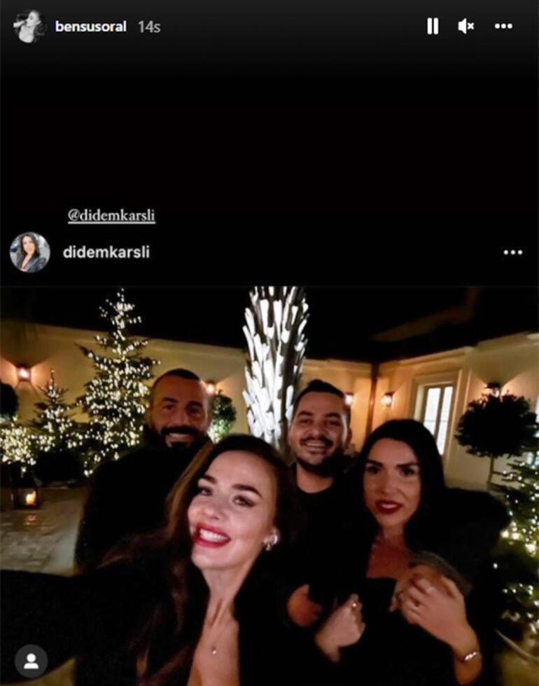 Bensu Soral ile Hakan Başın romantik kutlaması