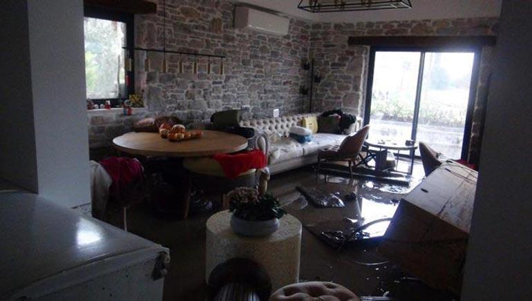 Bodrumda sağanak yağmur su baskınlarına neden oldu