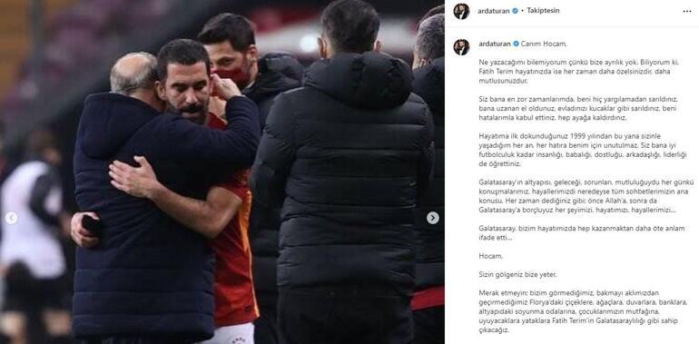 Arda Turan: Canım hocam, Sizin gölgeniz bize yeter