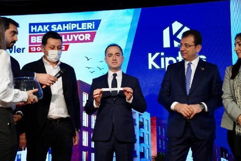 İmamoğlunun katılımıyla KİPTAŞ kura çekimi yapıldı