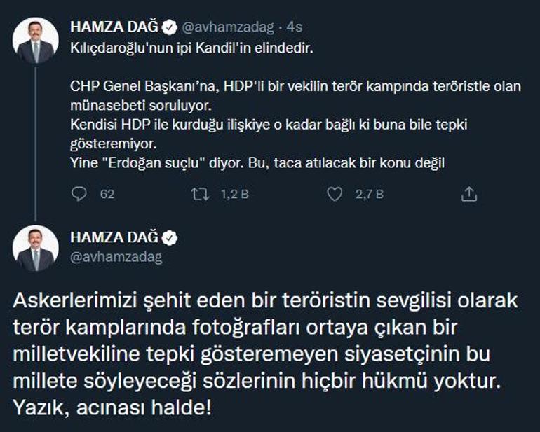 AK Partiden Kılıçdaroğluna sert tepki: İpi Kandilin elindedir