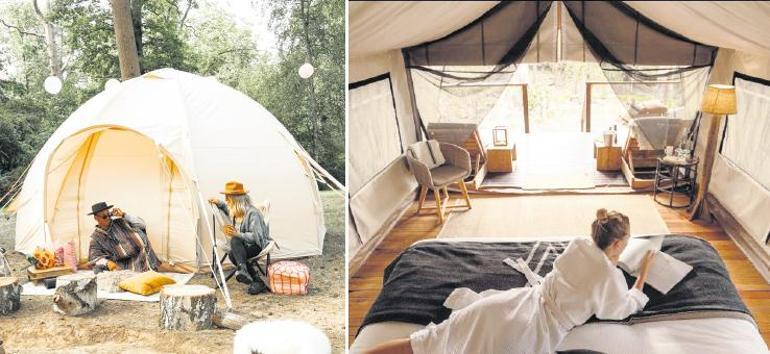 Yükselen tatil trendi: Glamping