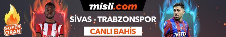 Sivasspor-Trabzonspor maçı canlı bahis seçeneğiyle Misli.comda