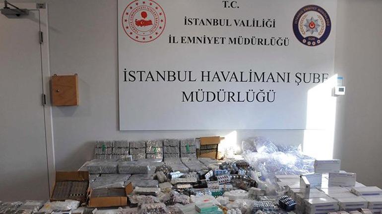 İstanbul Havalimanında ilaç kaçakçılığı operasyonu