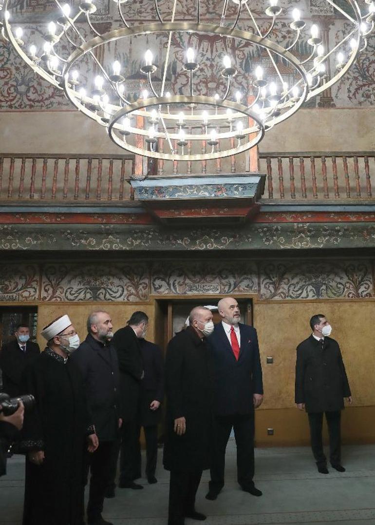 Cumhurbaşkanı Erdoğan açılışta konuştu: Ethem Bey Camii Tiranın mücevheridir