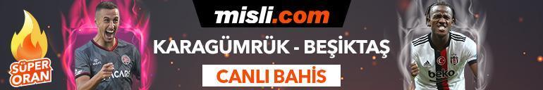 Karagümrük - Beşiktaş maçı canlı bahis heyecanı Misli.comda