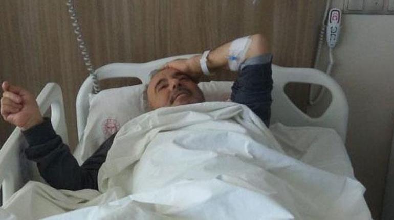 Otomobilini kontrol ederken İETT otobüsüne çarpıp, beyin kanaması geçirdi