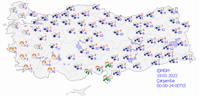 Son dakika haberler: Meteoroloji yeni haritayı paylaştı İstanbulda yoğun kar yağışı...
