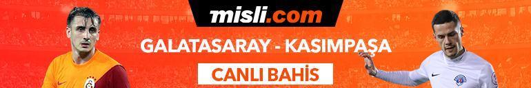 Galatasaray - Kasımpaşa maçı canlı bahis heyecanı Misli.comda