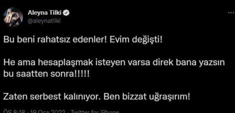Aleyna Tilki evini değiştirdi