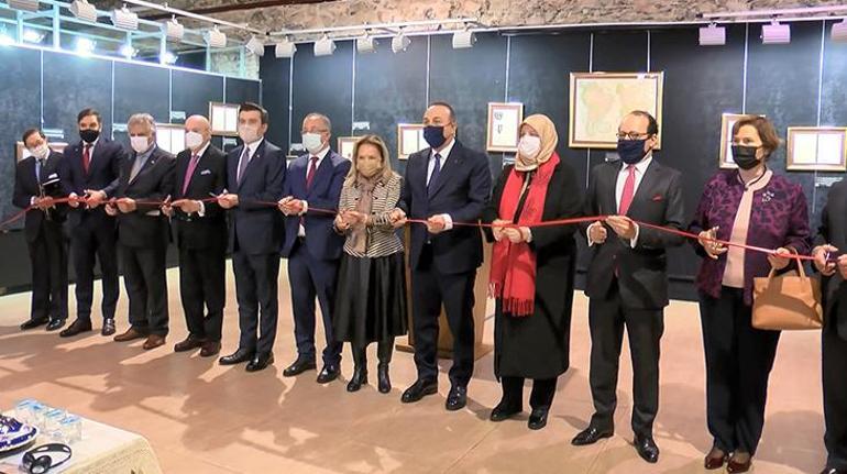 Bakan Çavuşoğlu Latin Amerika ülkeleri sergisinin açılışına katıldı