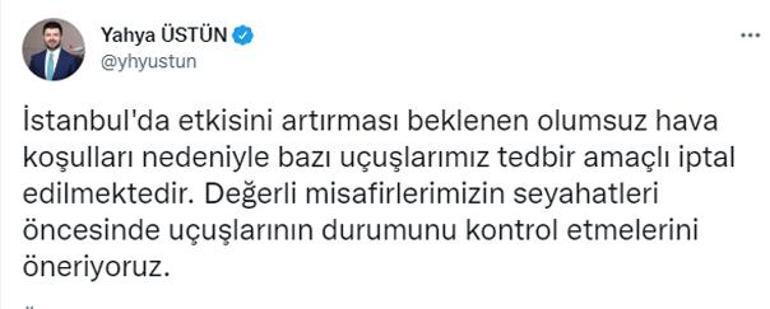 THYden hatırlatma Uçuşların durumunu kontrol edin
