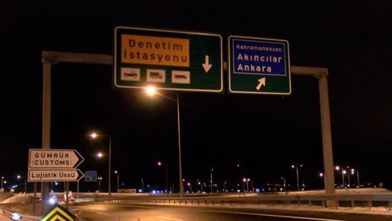 İstanbul-Ankara yolu araç trafiğine tekrar açıldı