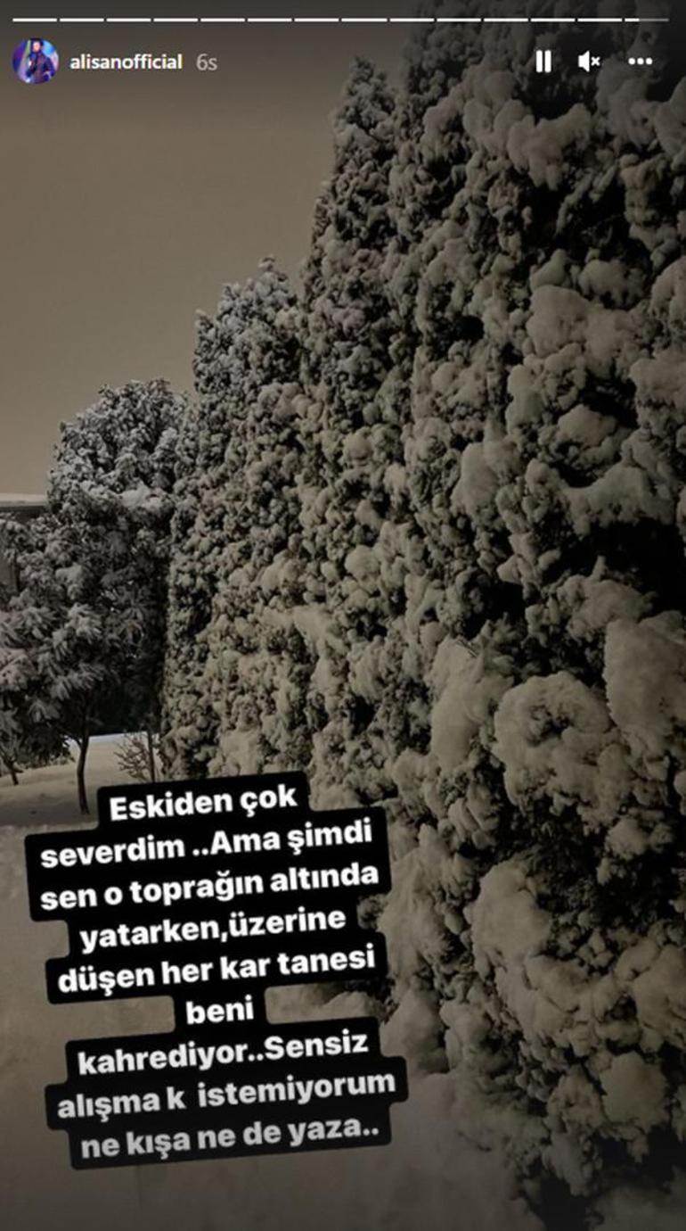 Alişandan kardeşi Selçuka: Üzerine düşen her kar tanesi beni kahrediyor