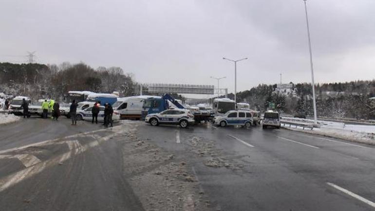 Beykoz TEMde araç kuyruğu