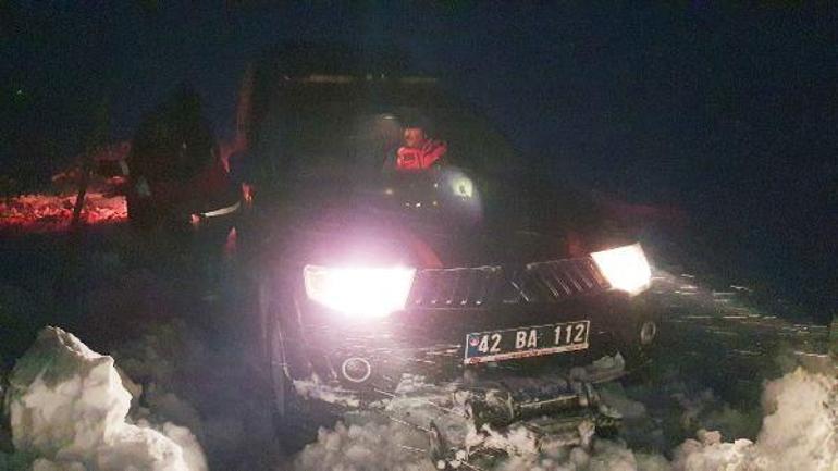 2 yaşındaki Erdala ulaşmak için UMKEnin karla zorlu mücadelesi