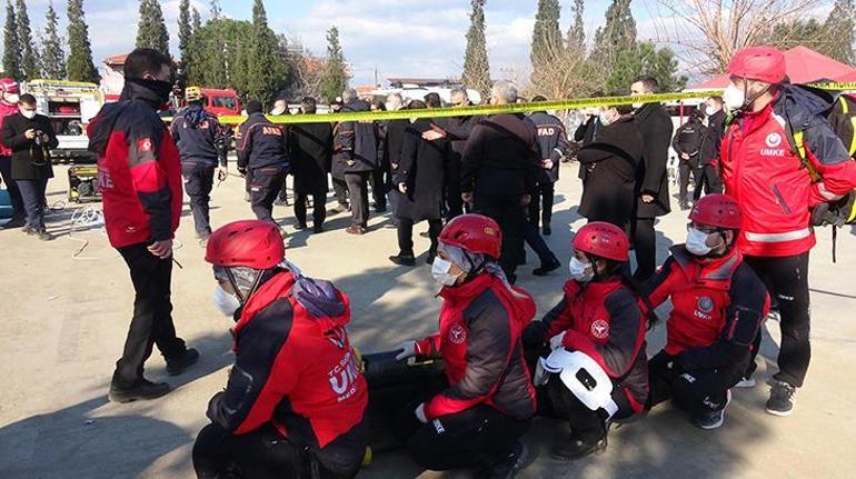 Yılın ilk tatbikatı gerçegini aratmadı