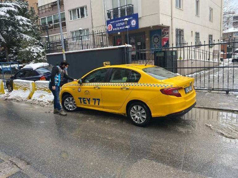Kadıköyde ters yönde giden taksiciye ceza