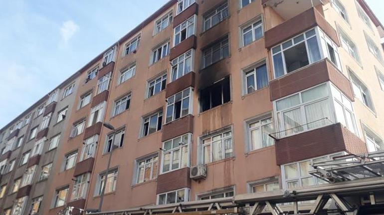 Küçükçekmece’de yangın paniği: 6 kişi binada mahsur kaldı