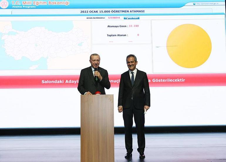 Son dakika haberler... 15 bin öğretmen ataması gerçekleşti Erdoğandan yüz yüze eğitim mesajı
