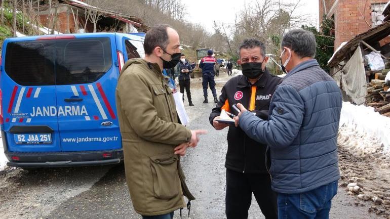 Ordudaki heyelanlı alan, ‘afet bölgesi’ ilan edilecek