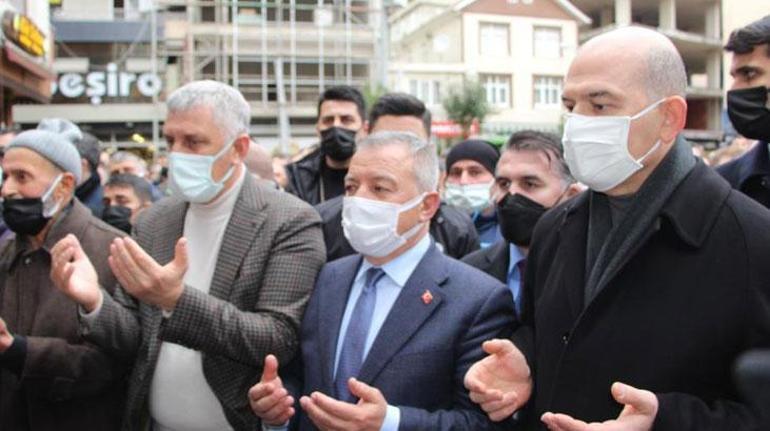 Bakan Soylu, Ankara Emniyet Müdürü Servet Yılmazın annesinin cenazesine katıldı
